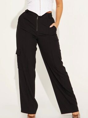 New Black Cargo pants